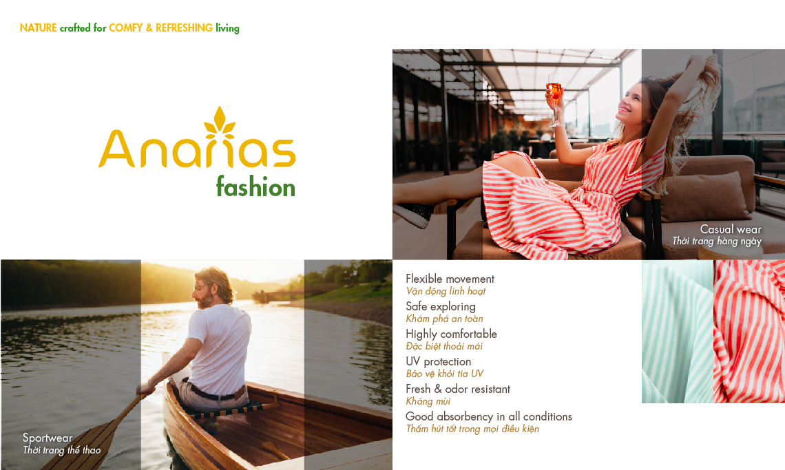 Ananas fashion - ứng dụng vải dứa vào thời trang